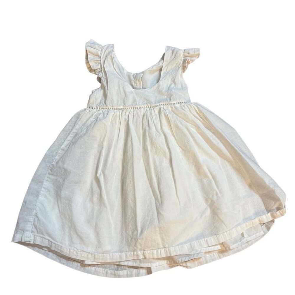 🎀Adorable Max Studio Kids White Floral Embroidered Toddler Girl Dress Sz‎ 2T - Picture 2 of 5